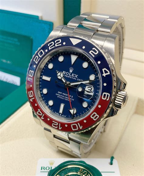 rolex white gold pepsi|chrono24 rolex gmt white gold.